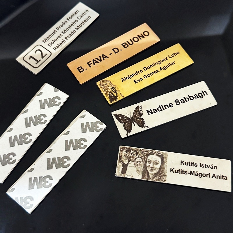 Personalized Name Box - 70x20mm Personalize Custom Metal Name Plate
