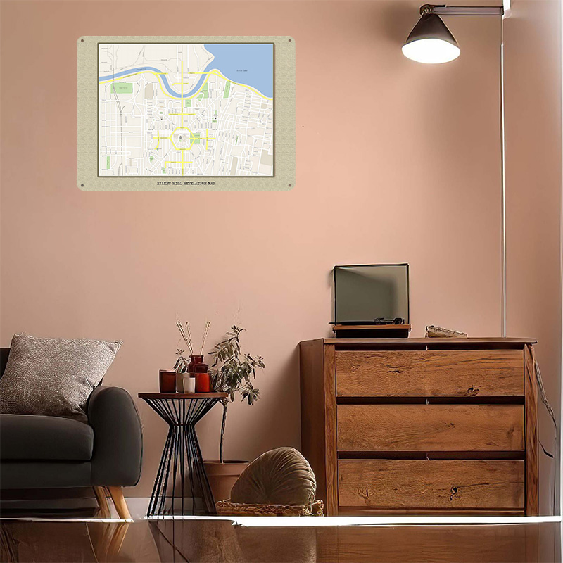 Silent Hill Revelation Map Met - Custom Map Poster review and price