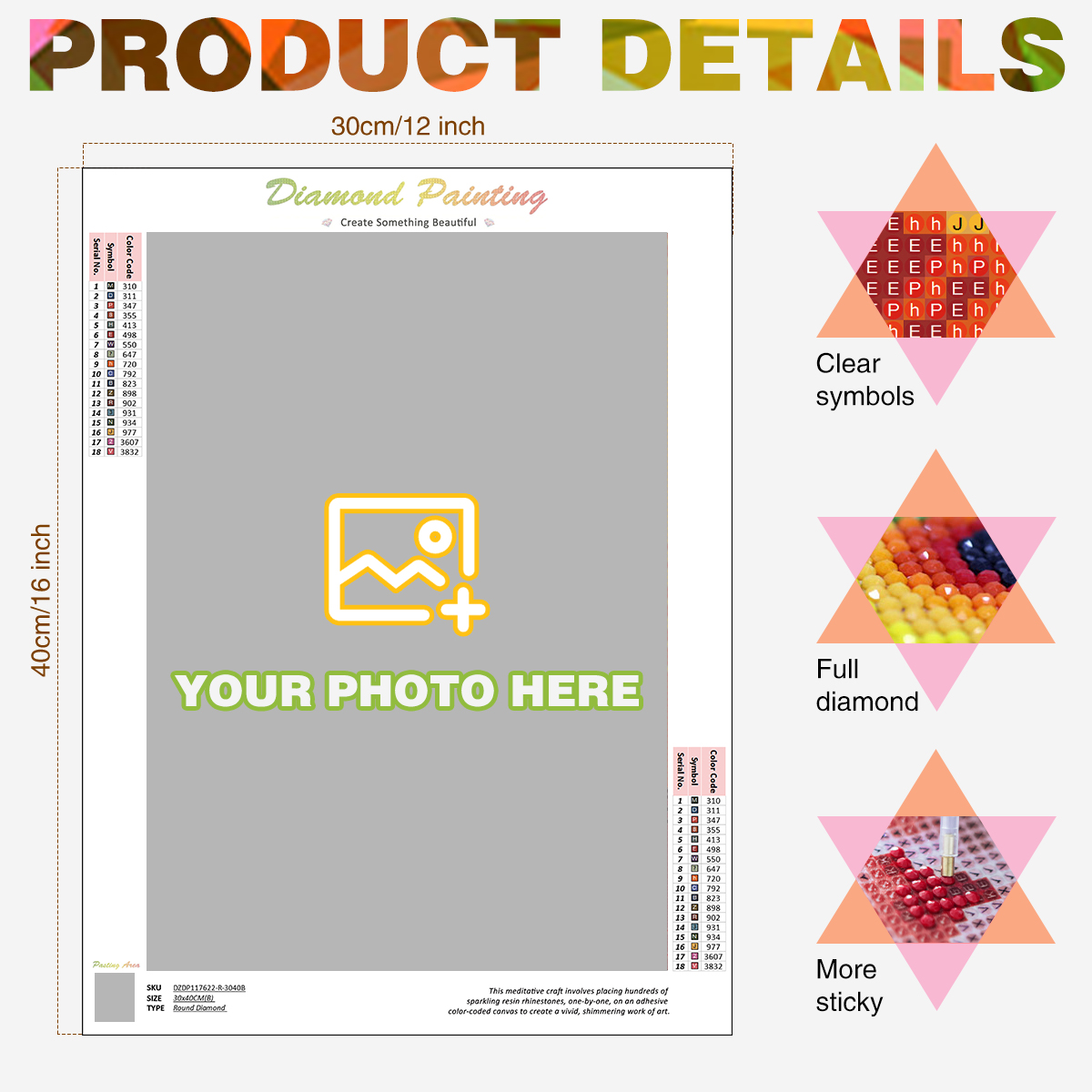 RUOPOTY Full Kits Diamond Mosa - Photo Mosaic Print review and price