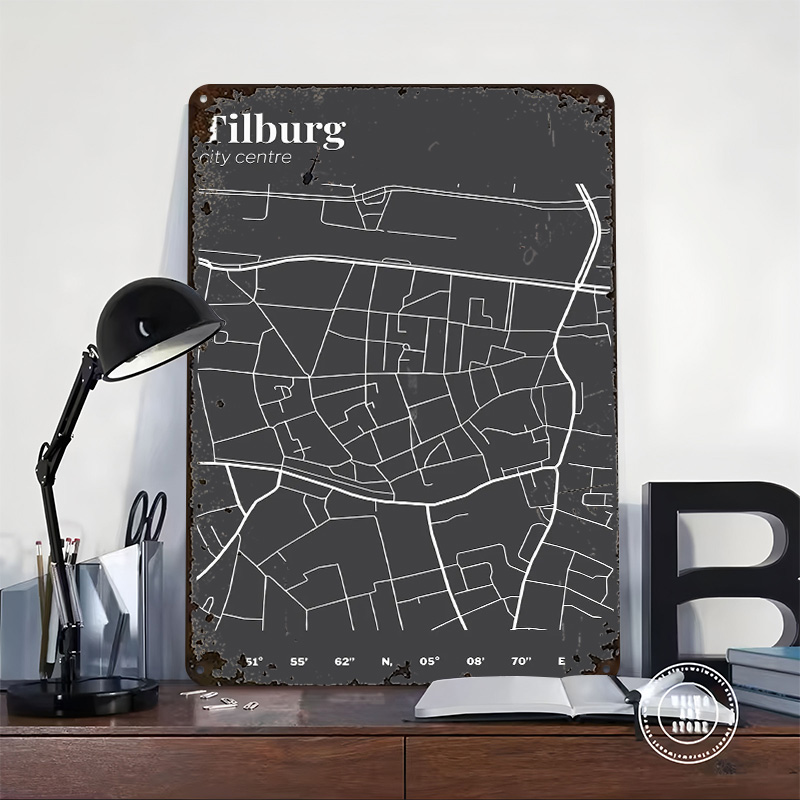Tilburg City Centre Map Printe - Custom Map Poster review and price