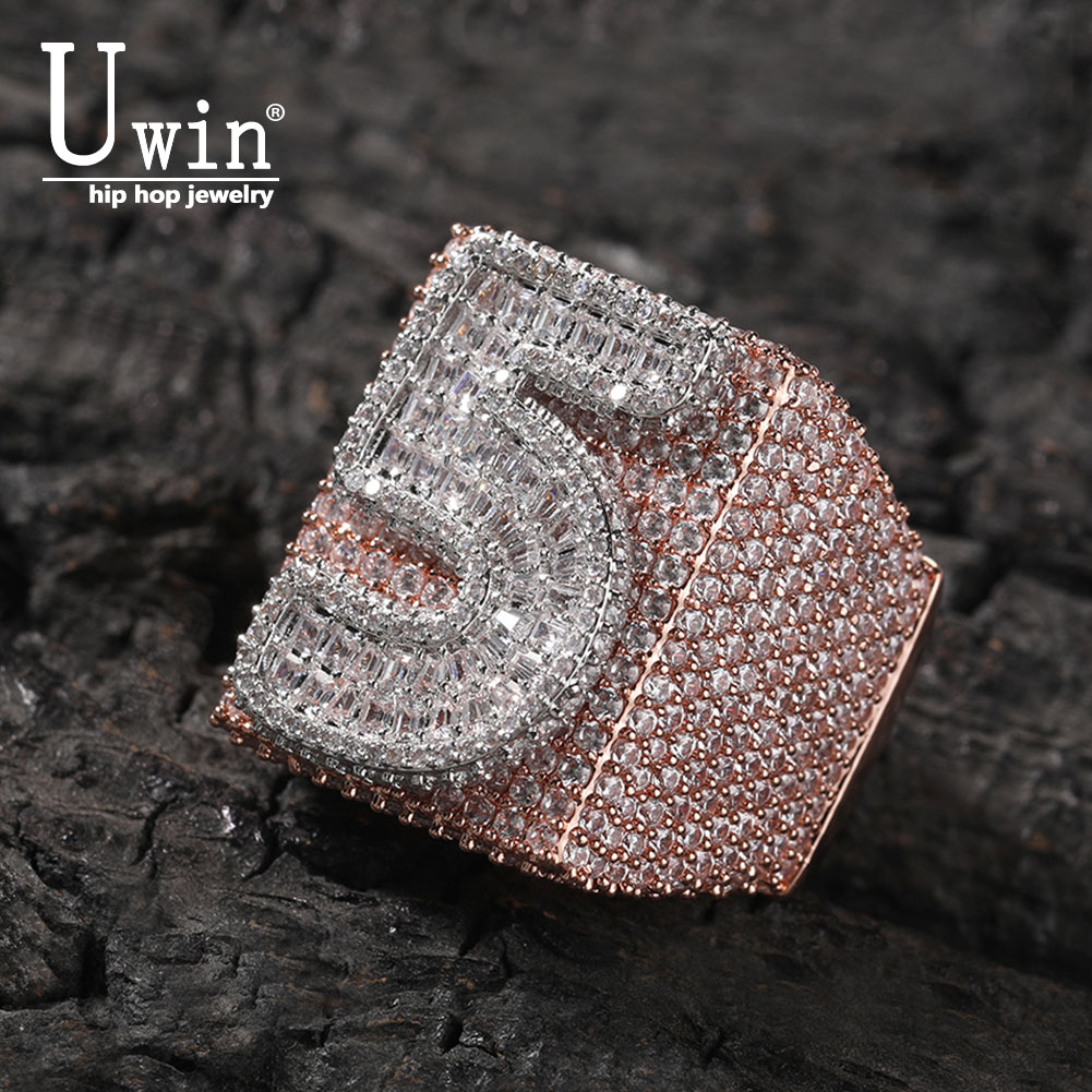 Uwin Big Square Custom Rings T - Initial Ring Custom review and price
