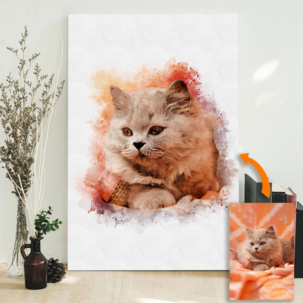Custom Pet Portrait from Photo - Pet Portrait Custom review and price