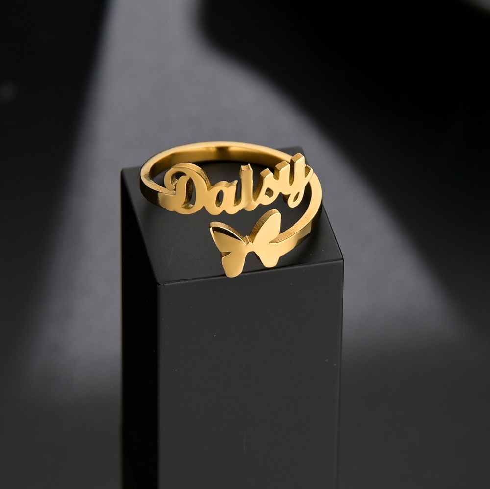 Atoztide Personalized Custom N - Initial Ring Custom review and price