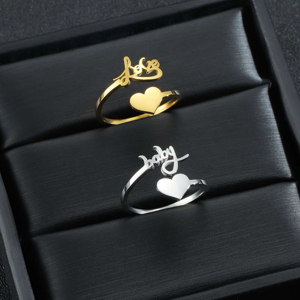 Atoztide Personalized Custom N - Initial Ring Custom review and price