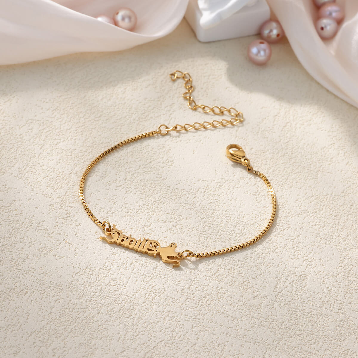 Custom Name Bracelet For Women - Personalized Name Box review and price
