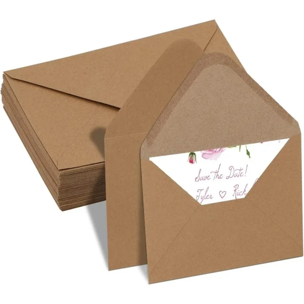 50Pcs Classical Brown Kraft Bl - Wax Seal Letter Kit review and price