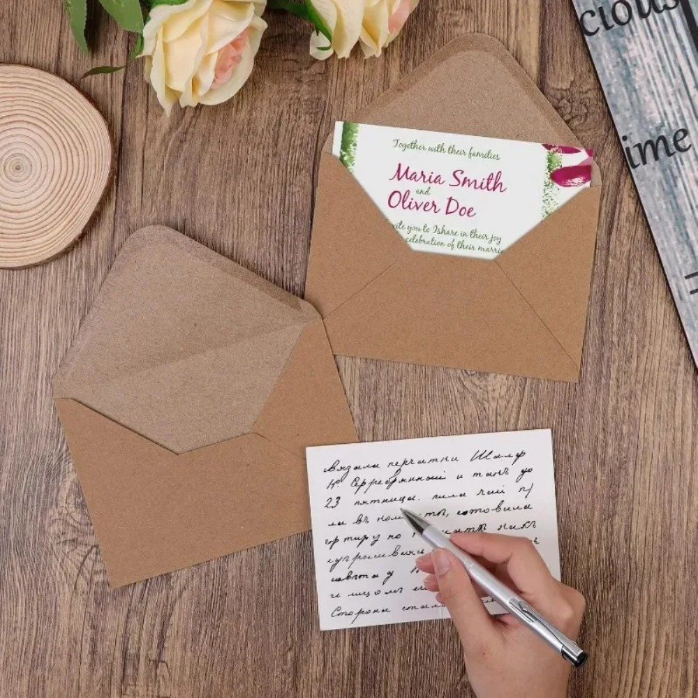50Pcs Classical Brown Kraft Bl - Wax Seal Letter Kit review and price