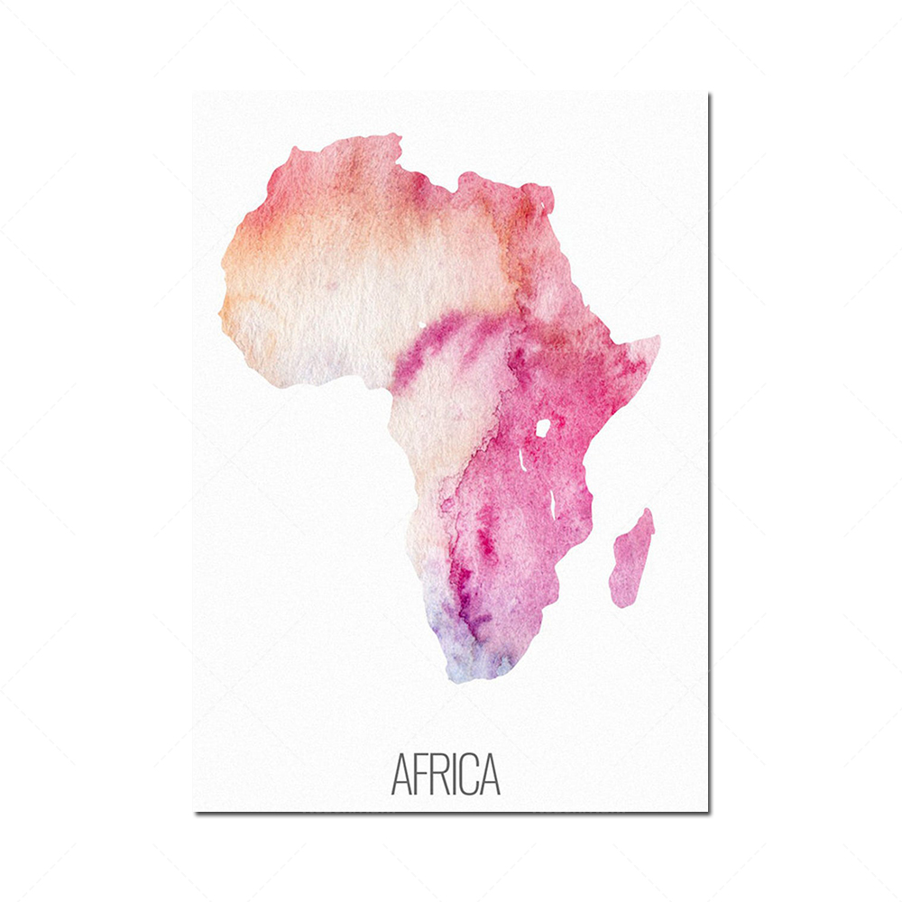 6 continent poster set, North  - Custom Star Map review and price