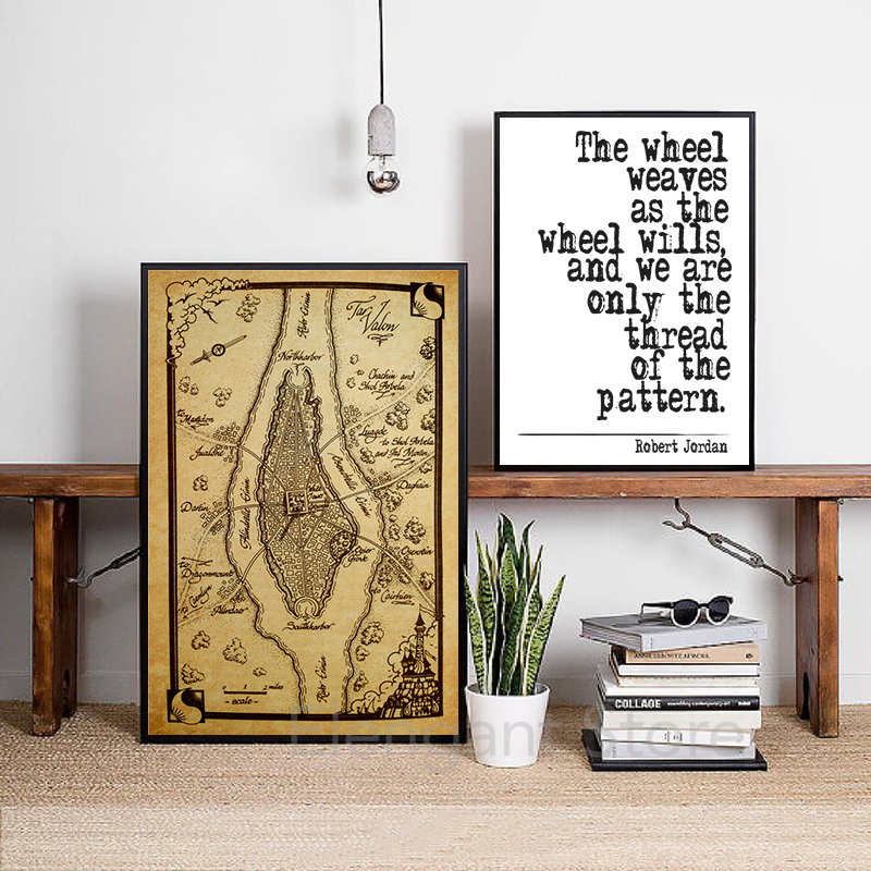The Wheel of Time Map Poster P - Custom Star Map review and price