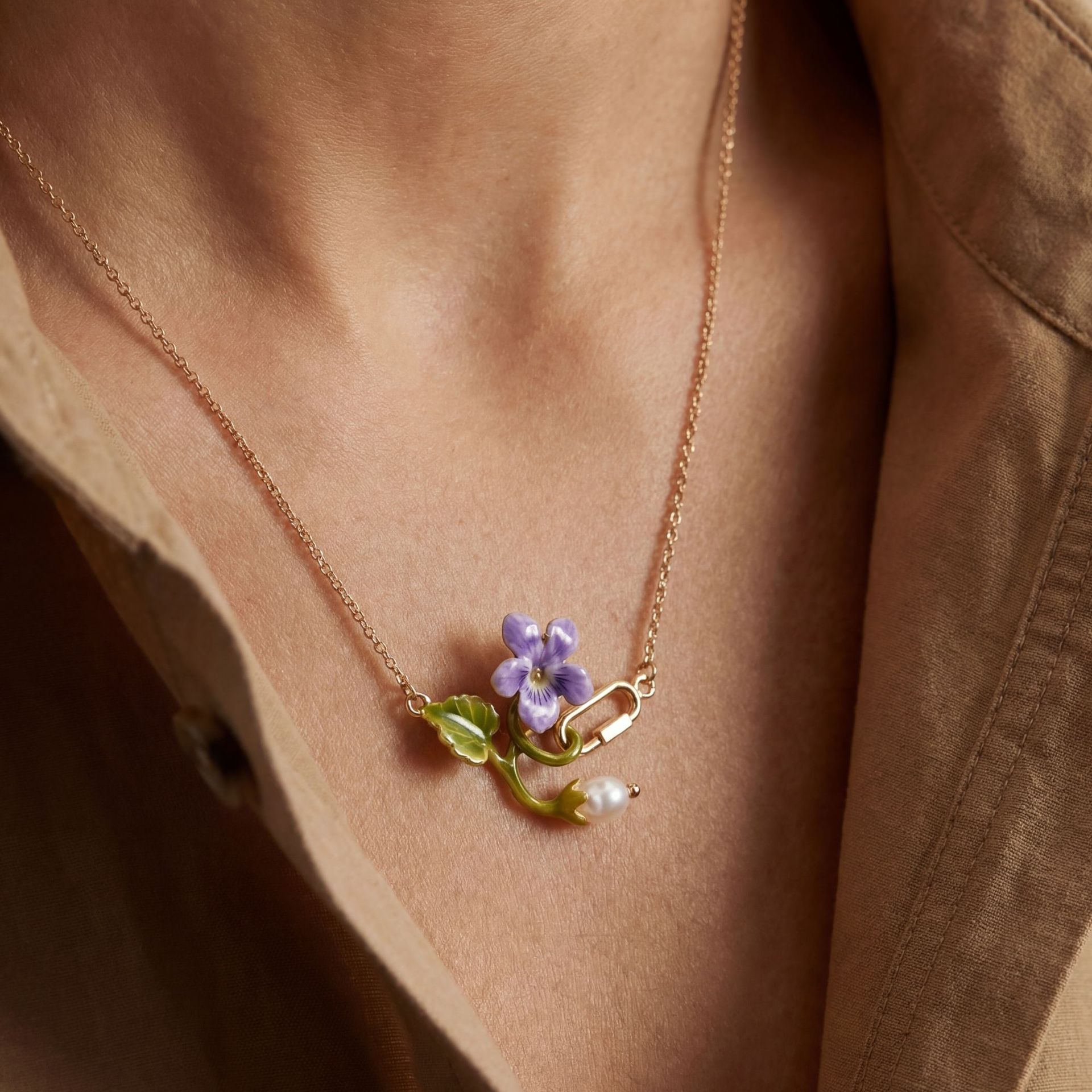 12 Month Birth Flower Necklace - Birth Flower Necklace review and price