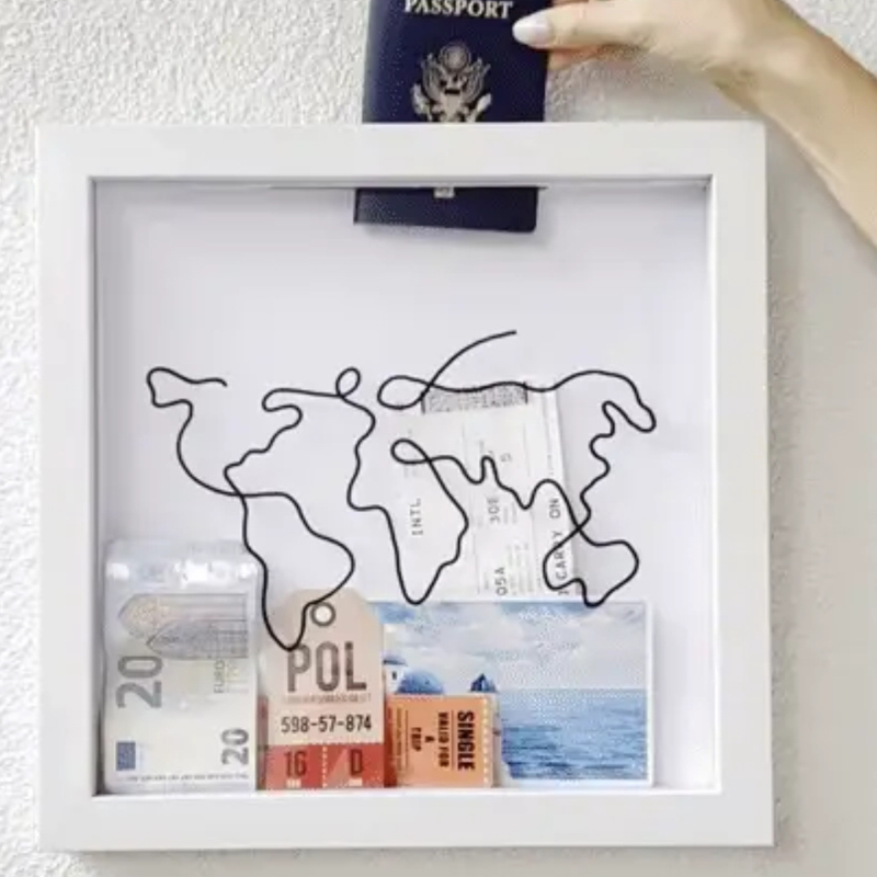 Wooden Storage Shelf Photo Fra - Engraved Wood Frame review and price