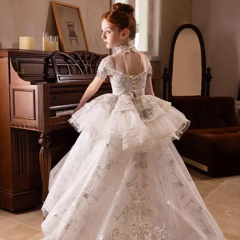 Custom Flower Girl Dress Weddi - Birth Flower Necklace review and price