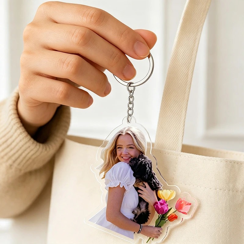 Custom Photo Acrylic Keychain  - Pet Portrait Custom review and price