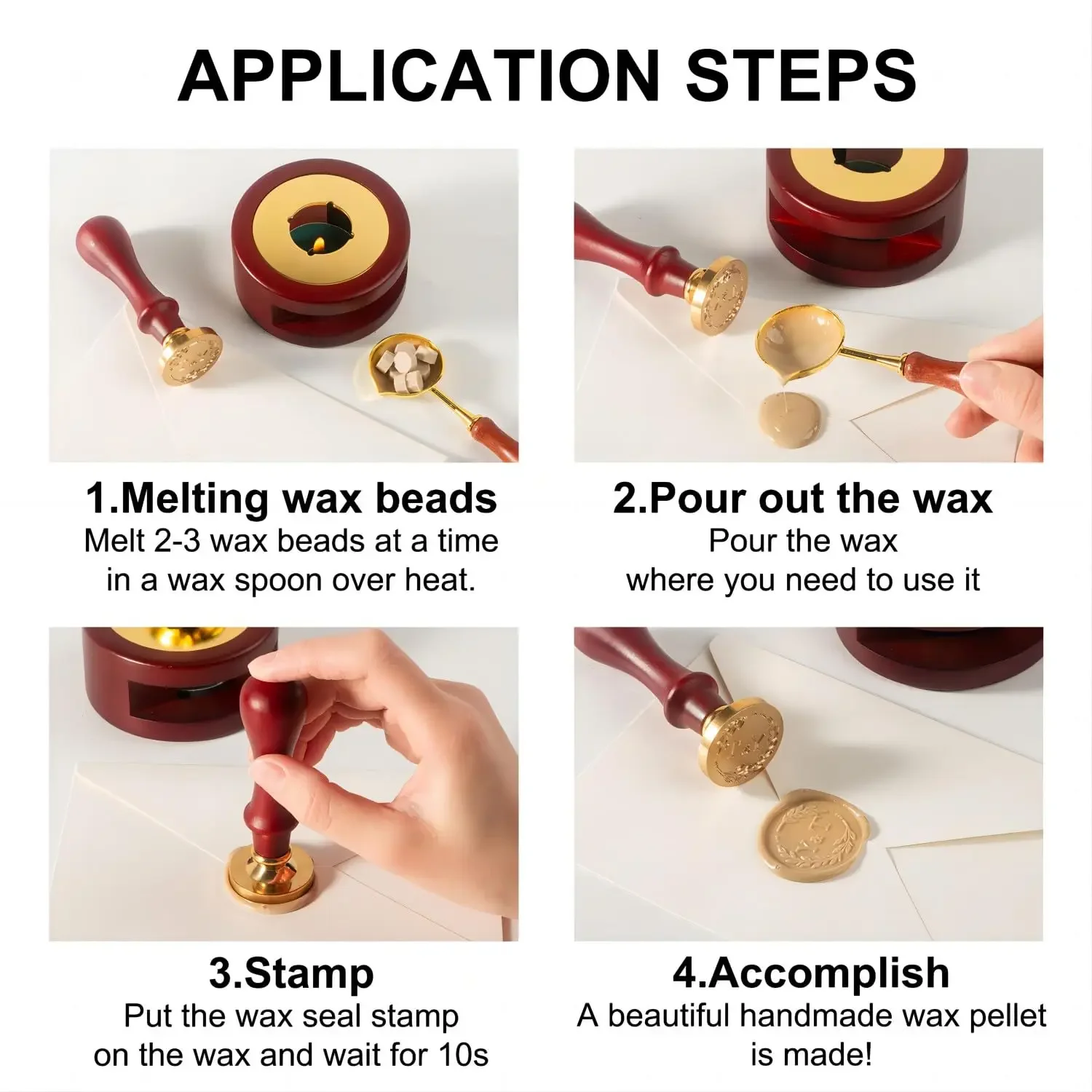 Custom Wax Seal Stamp Kit Doub - Wax Seal Letter Kit review and price