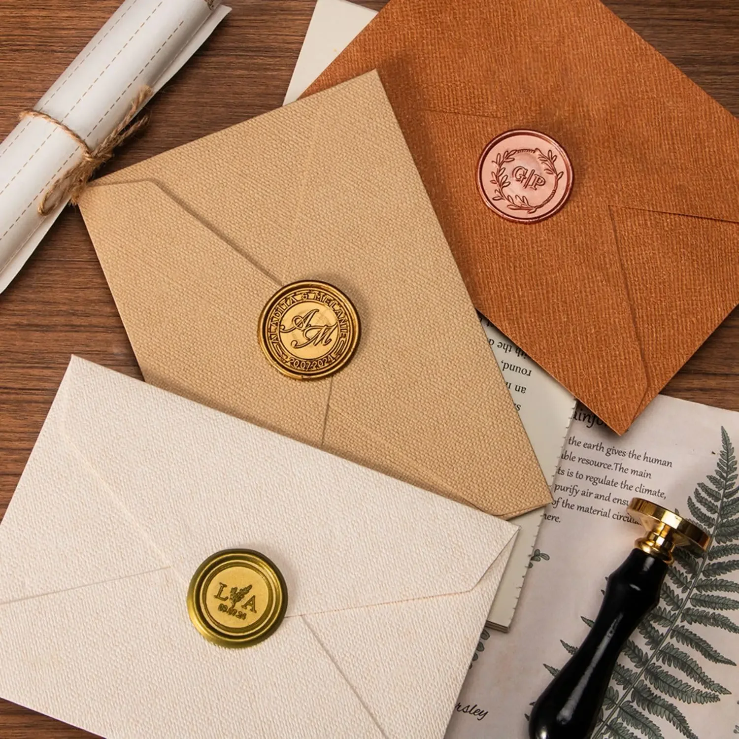 Custom Wax Seal Stamp Kit Doub - Wax Seal Letter Kit review and price