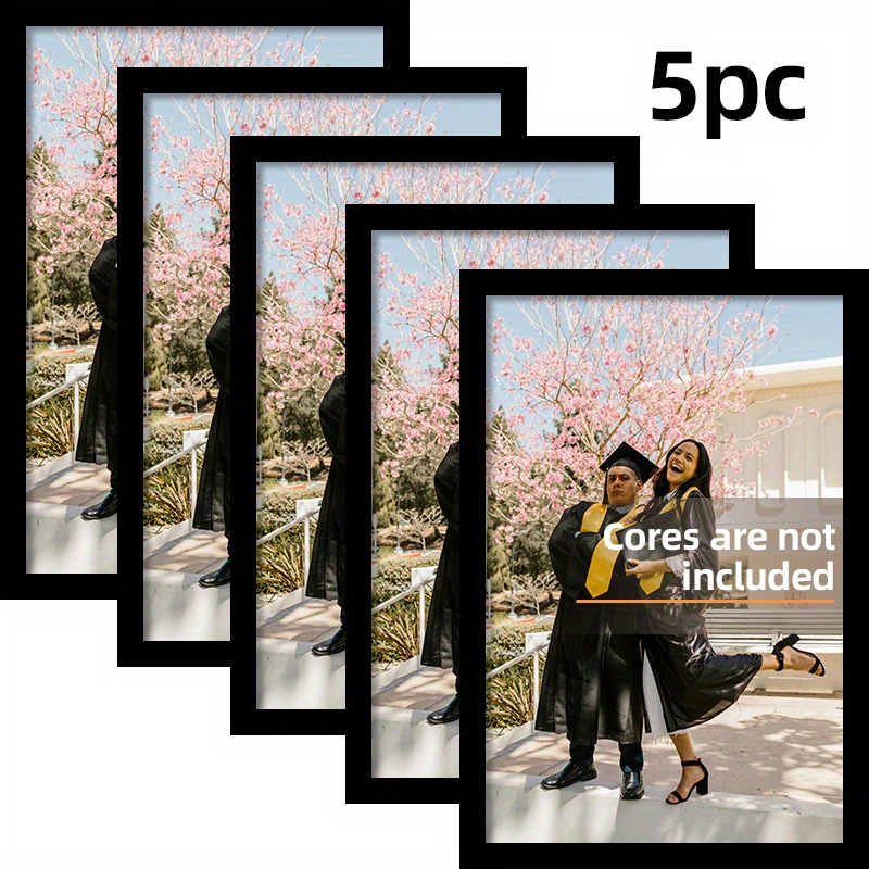 5-Piece Set A4 Black Wooden Ph - Engraved Wood Frame review and price