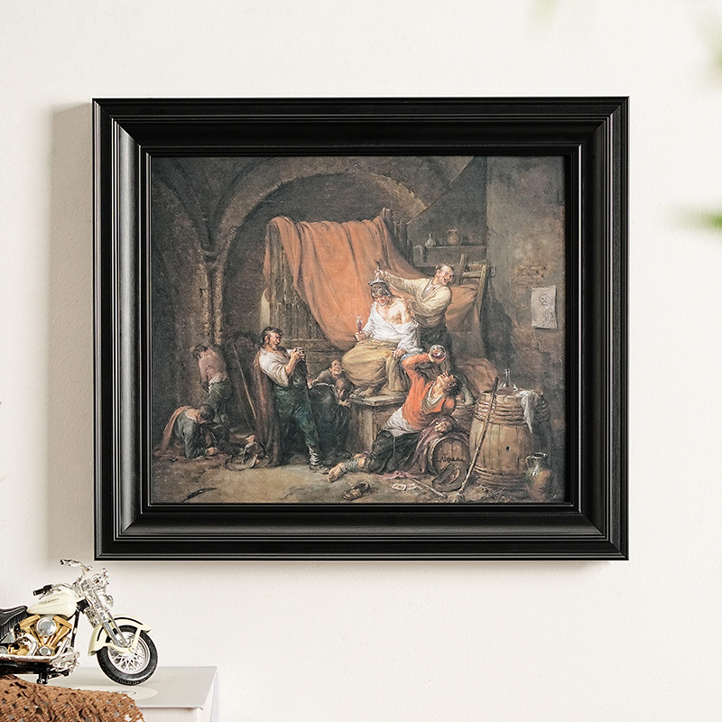 Vintage Black Solid Wood Pictu - Engraved Wood Frame review and price
