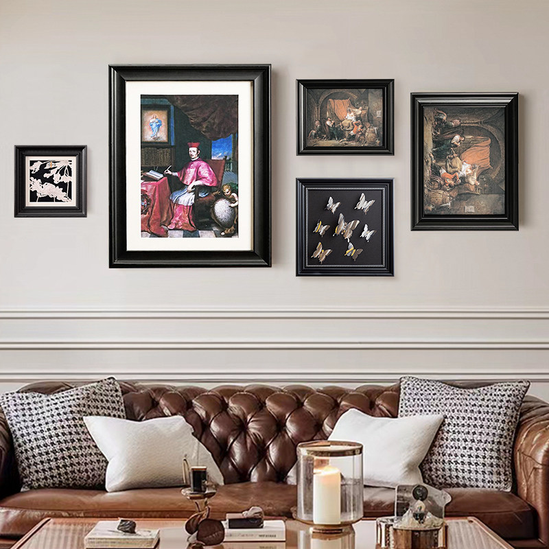 Vintage Black Solid Wood Pictu - Engraved Wood Frame review and price