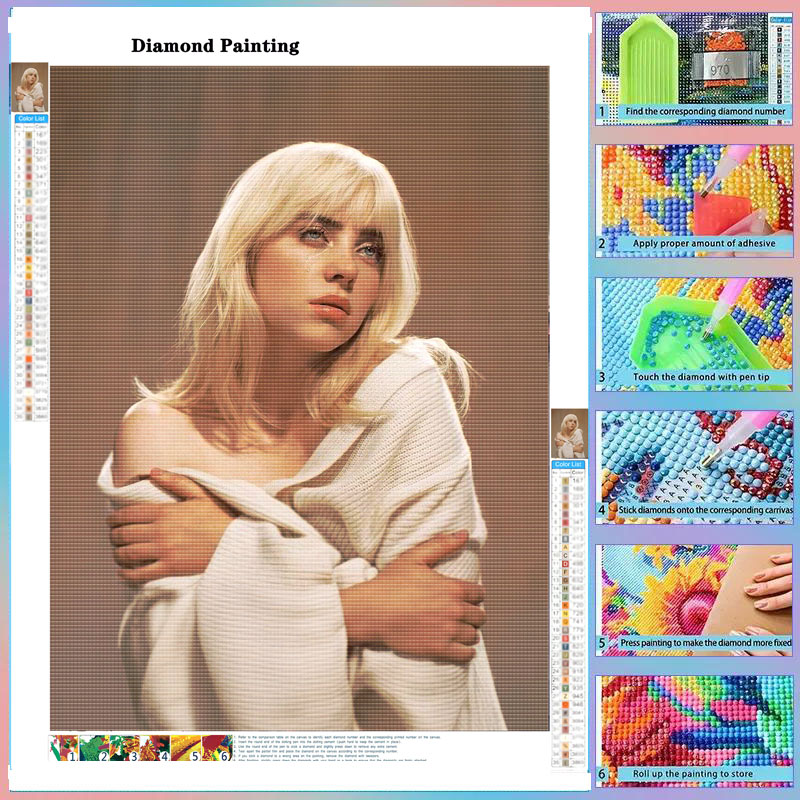Diy Full Drill B-Billie Diamon - Photo Mosaic Print review and price
