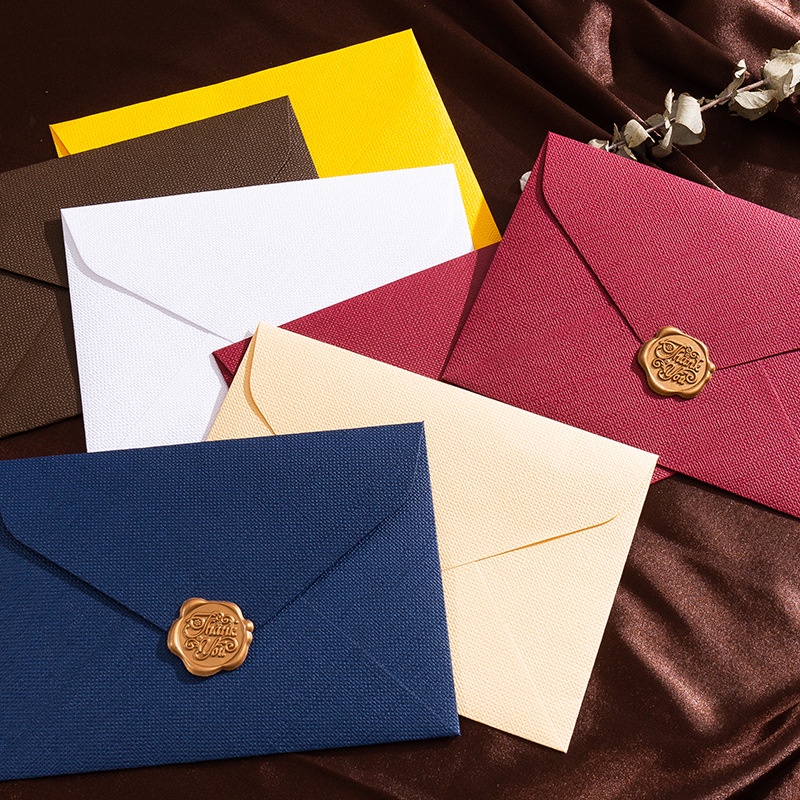5 Pcs Retro Linen Pattern Enve - Wax Seal Letter Kit review and price