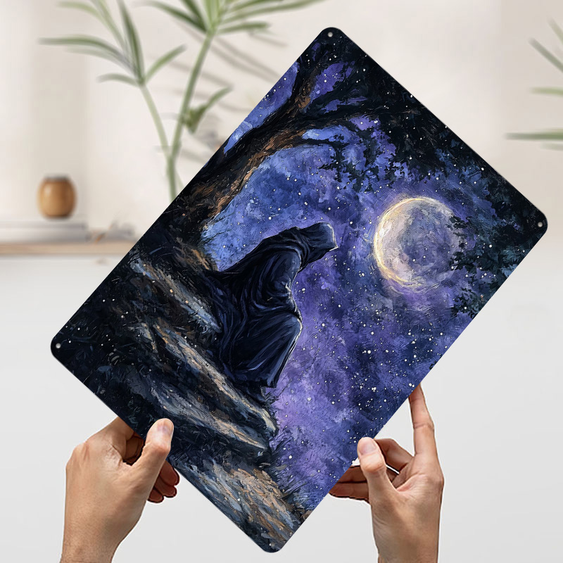 Night Sky Watcher Tin Plaque P - Custom Night Sky review and price