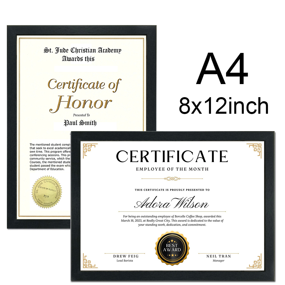 1/2/3pcs Wood Picture Frame A4 - Engraved Wood Frame review and price