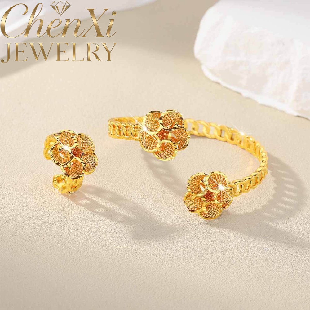 Sand Gold Floral Open-End Bang - Coordinates Bracelet review and price