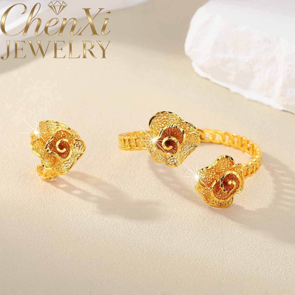 Sand Gold Floral Open-End Bang - Coordinates Bracelet review and price
