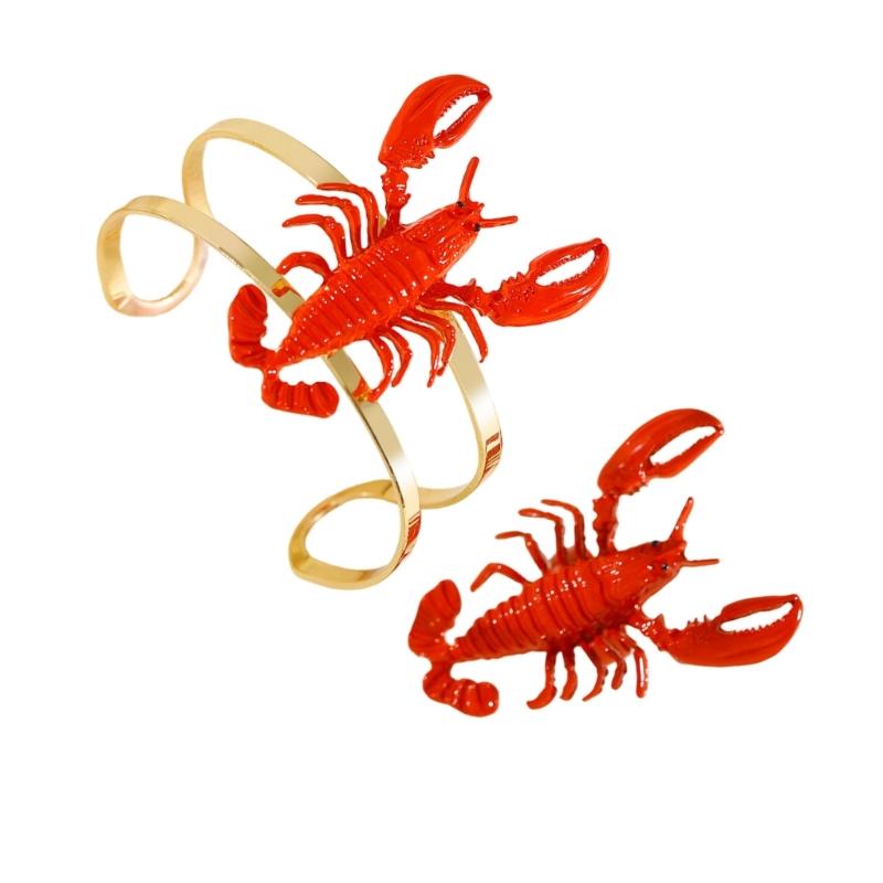 39BB Eye Catching Red Lobster  - Coordinates Bracelet review and price